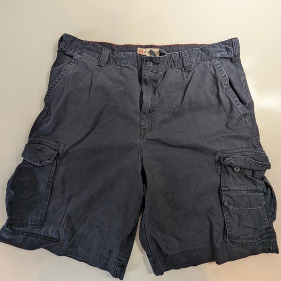 Cargo Supply Other - Cargo Supply Mens Navy Blue 100% Cotton Utility Cargo Shorts Waist 42 Y2K